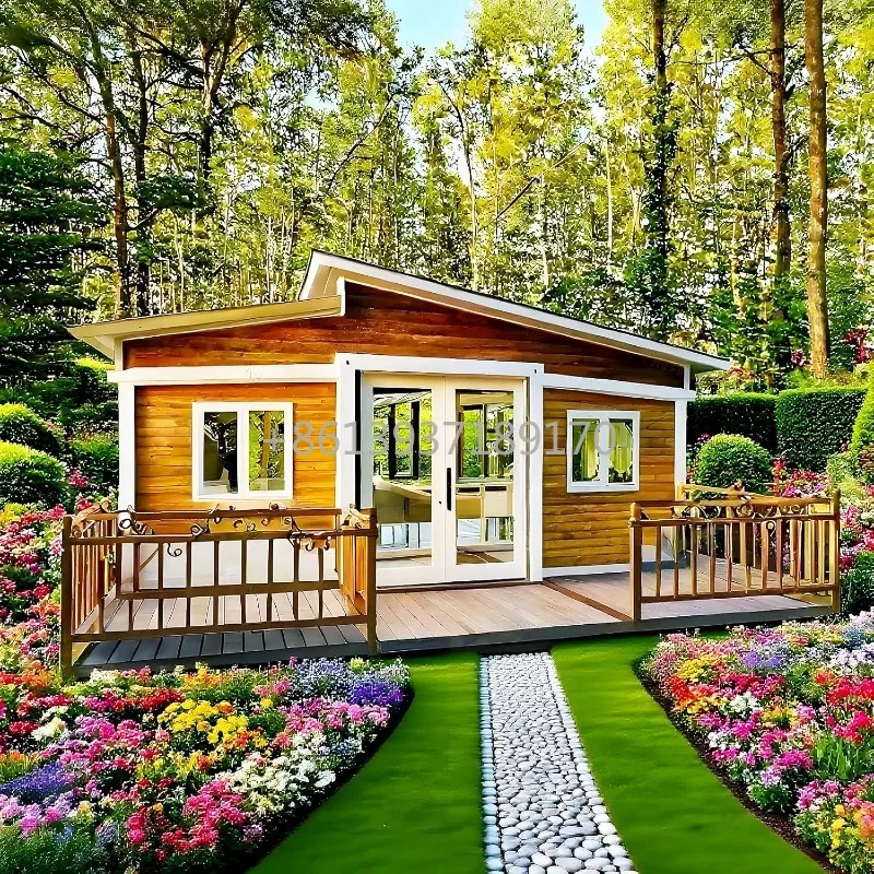 40FT x 20FT Portable Modular Foldable Expandable Mobile Container Tiny Houses to Live in for Adults with Bedroom