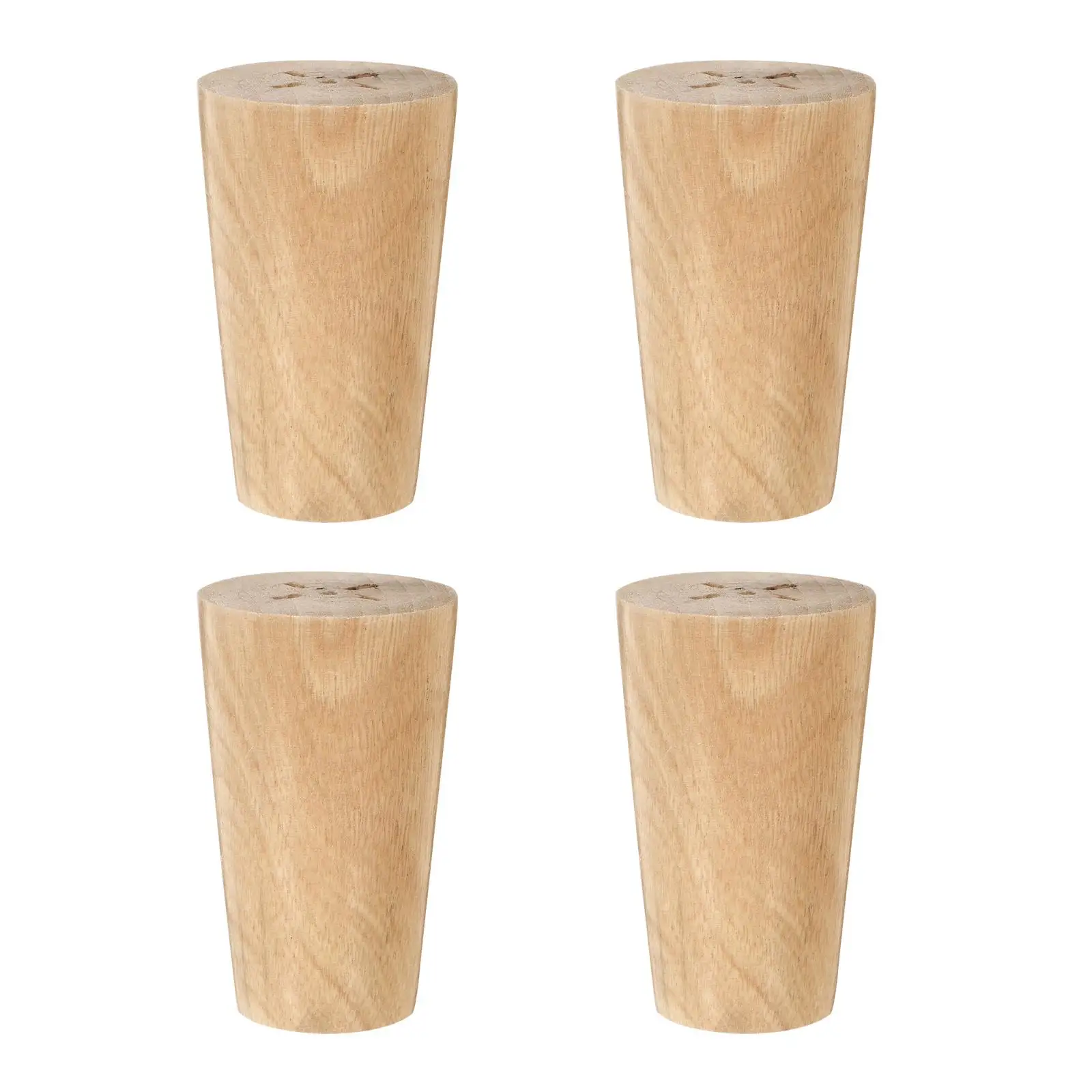 4 Pcs Cabinet Bun Legs Round Bun Feet Bearing Weight Furniture Legs for Sofa Table Cabinet Eco friendly Smooth Long lasting
