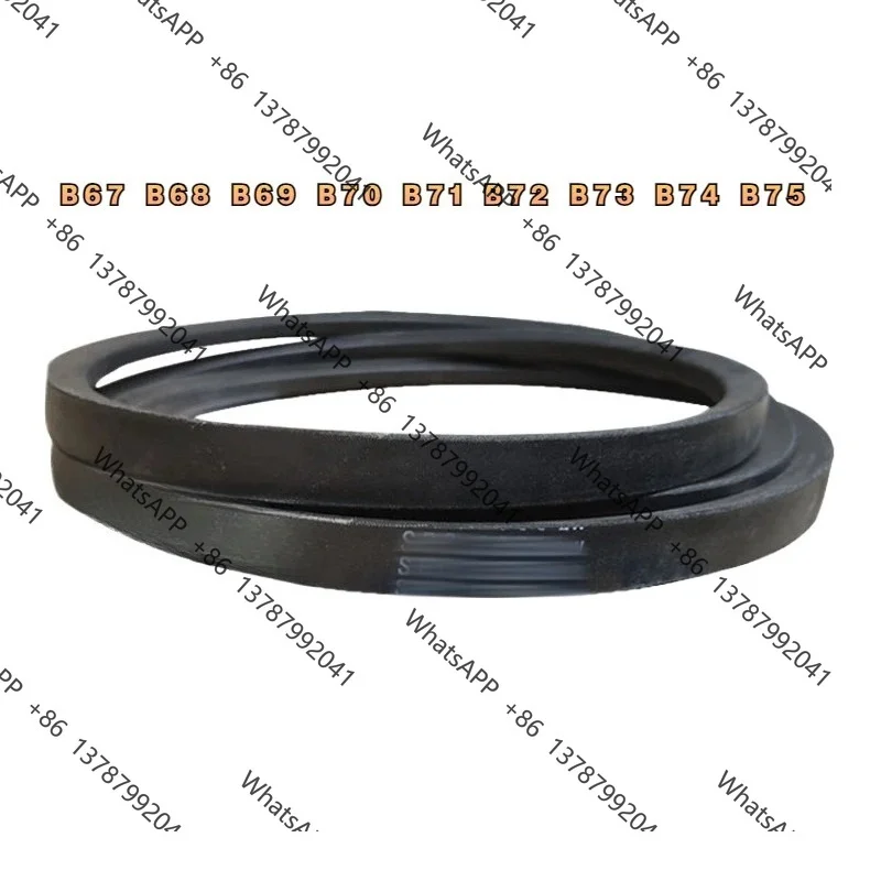 1Pcs Industrial B‑Section V Belt B67 B68 B69 B70 B71 B72 B73 B74 B75 Replacement Parts