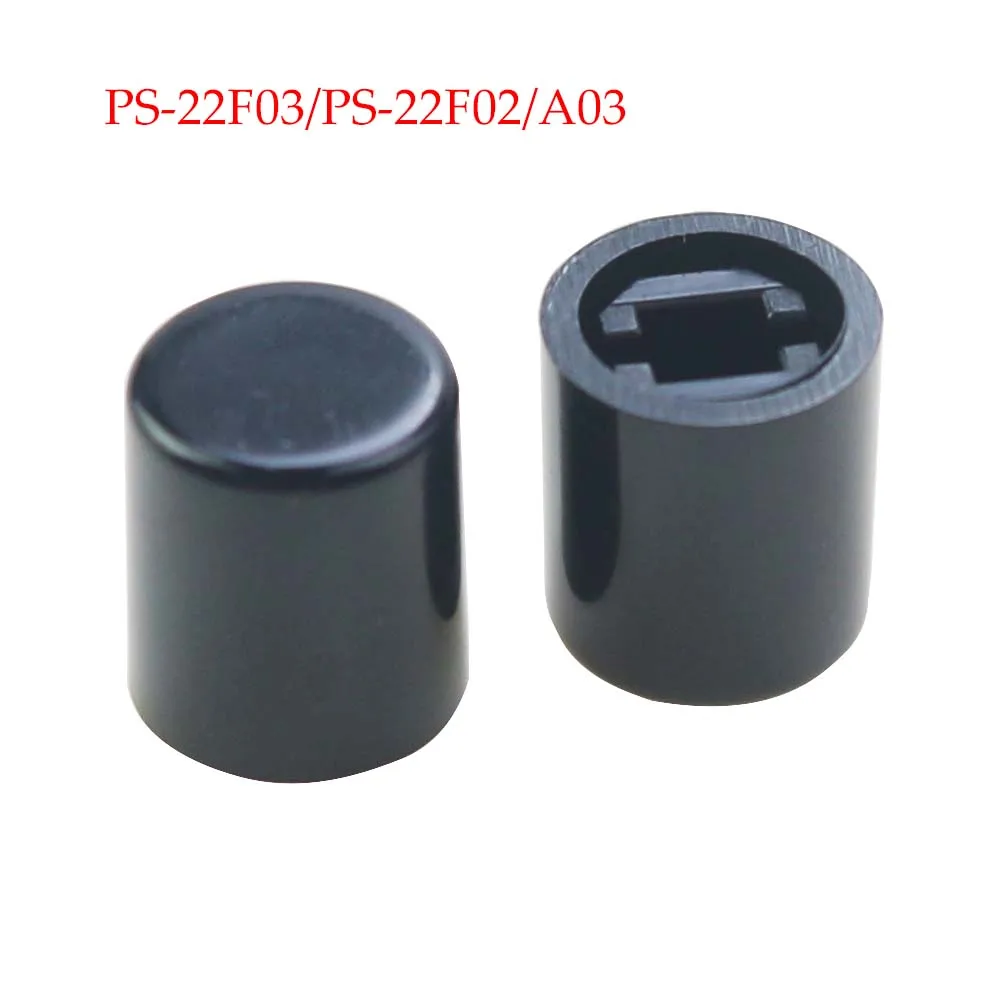 1PC PS-22F03 PS-22F02 Right Angle PCB Latching Push Button Switch with Cap DPDT Double Pole Self/No-Locking Key Power 6Pin A03 - Image 6