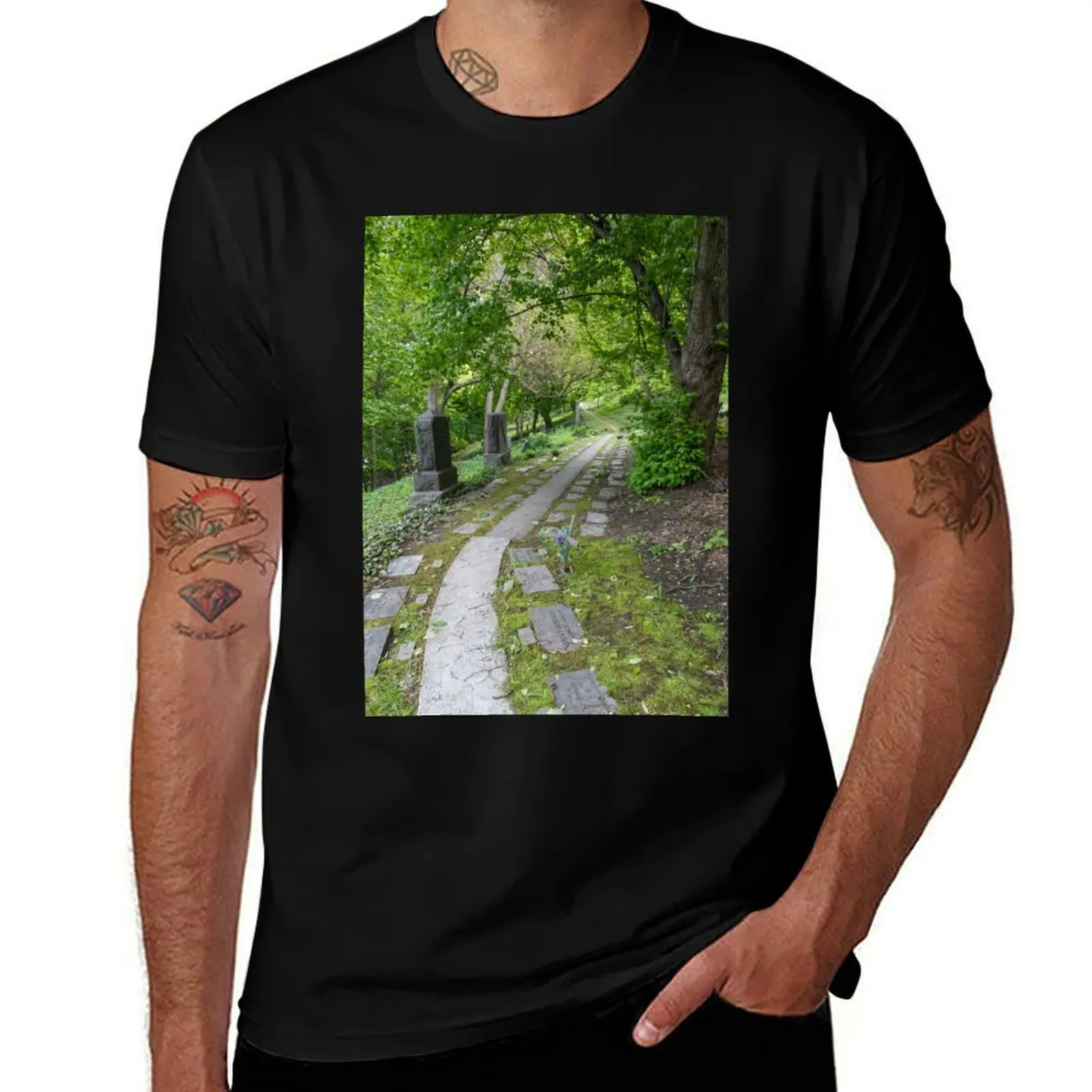 

Pathway at Toronto Necropolis 2 T-Shirt affliction shirts oversizeds t shirt for men
