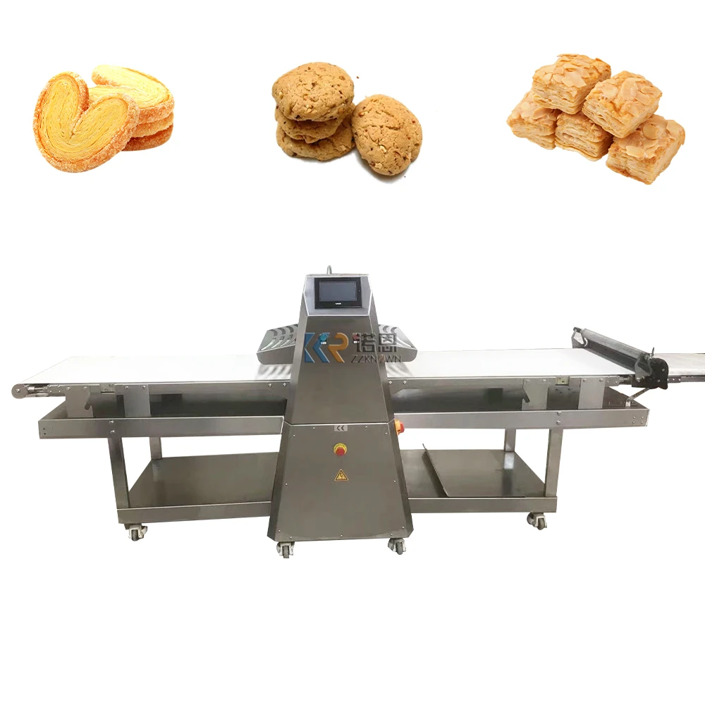 Commercial Automatic Pizza Dough Sheeter Forming Shortening Machine Puff Egg Tart Pastry Making Machine Stainless Steel