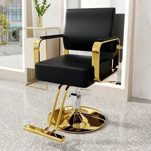 

Hairdressing Stool Barber Chairs Hair Cutting Adjustable Swivel Barbershop Barber Fashion Chairs Luxury Makeup Sillas Furniture