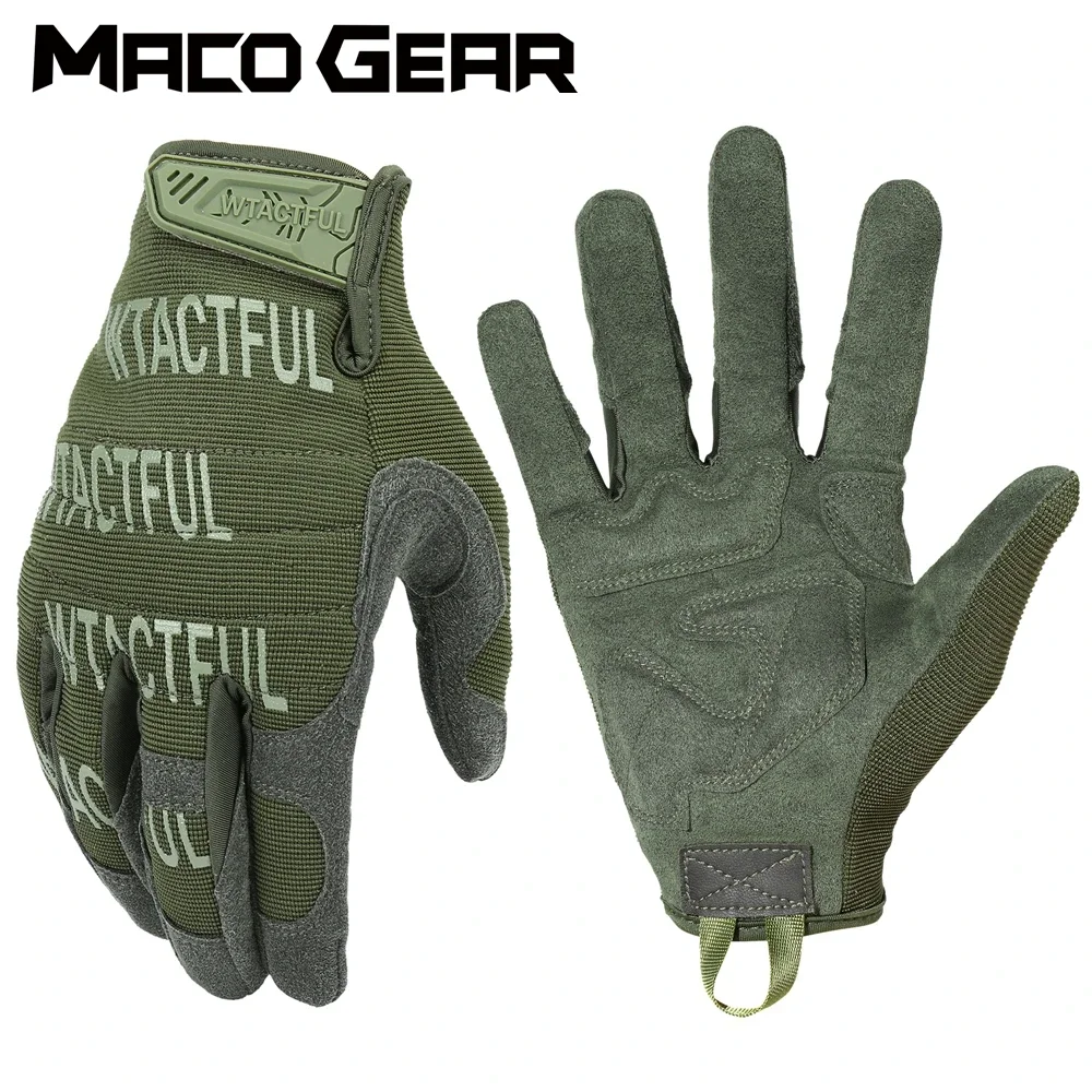 Sport all\'aria aperta ciclismo guanti tattici dito pieno guanto mimetico esercito militare Fitness ciclismo tiro bicicletta guida guanti da uomo