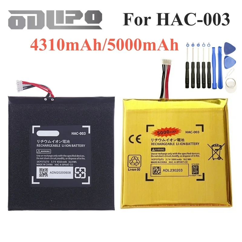 New HAC003 4310mAh Switch Console HAC-003 Battery Akku for Nintend Nitendo Switch Console HAC-001 HAC-A-BPHAT-C0, HAC-S-JP/EU-C0