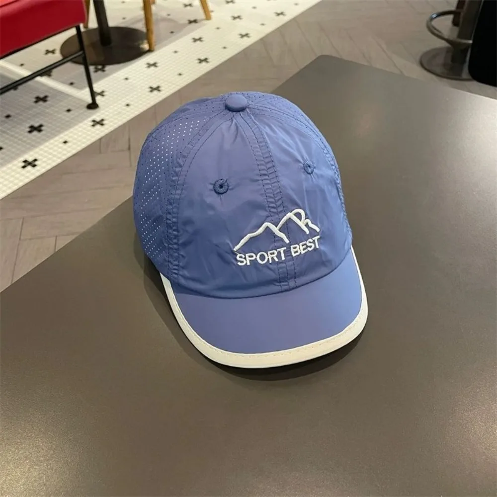 

Быстросохнущая детская бейсболка унисекс, регулируемая солнцезащитная шапка для кемпинга, дышащие детские солнцезащитные шапки, летние