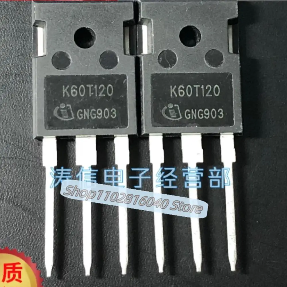 

10PCS/Lot K60T120 IKW60N120T TO-247 1200V/60A Best Quality Imported Original Spot