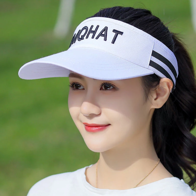 Tennis Golf Running Adjustable Casual Breathable Sun Hat Sports Visor Beach Hat Baseball Cap