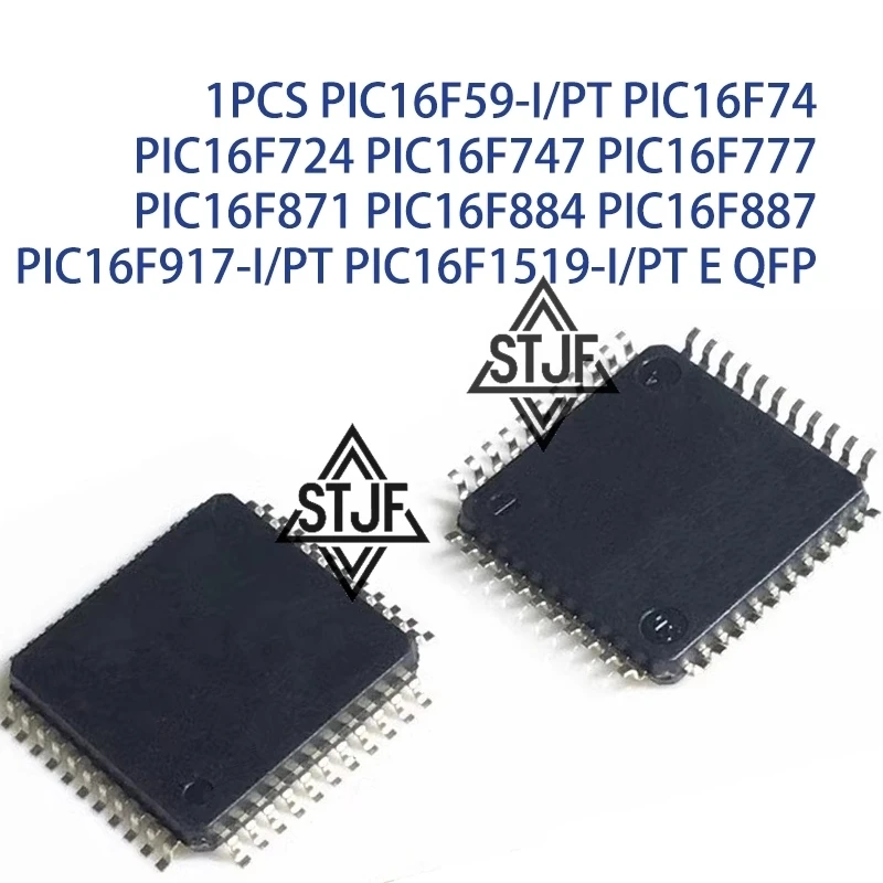 

1PCS PIC16F74 PIC16F747 PIC16F724 PIC16F777 PIC16F884 PIC16F887 PIC16F871 PIC16F59-I/PT PIC16F917-I/PT PIC16F1519-I/PT E QFP