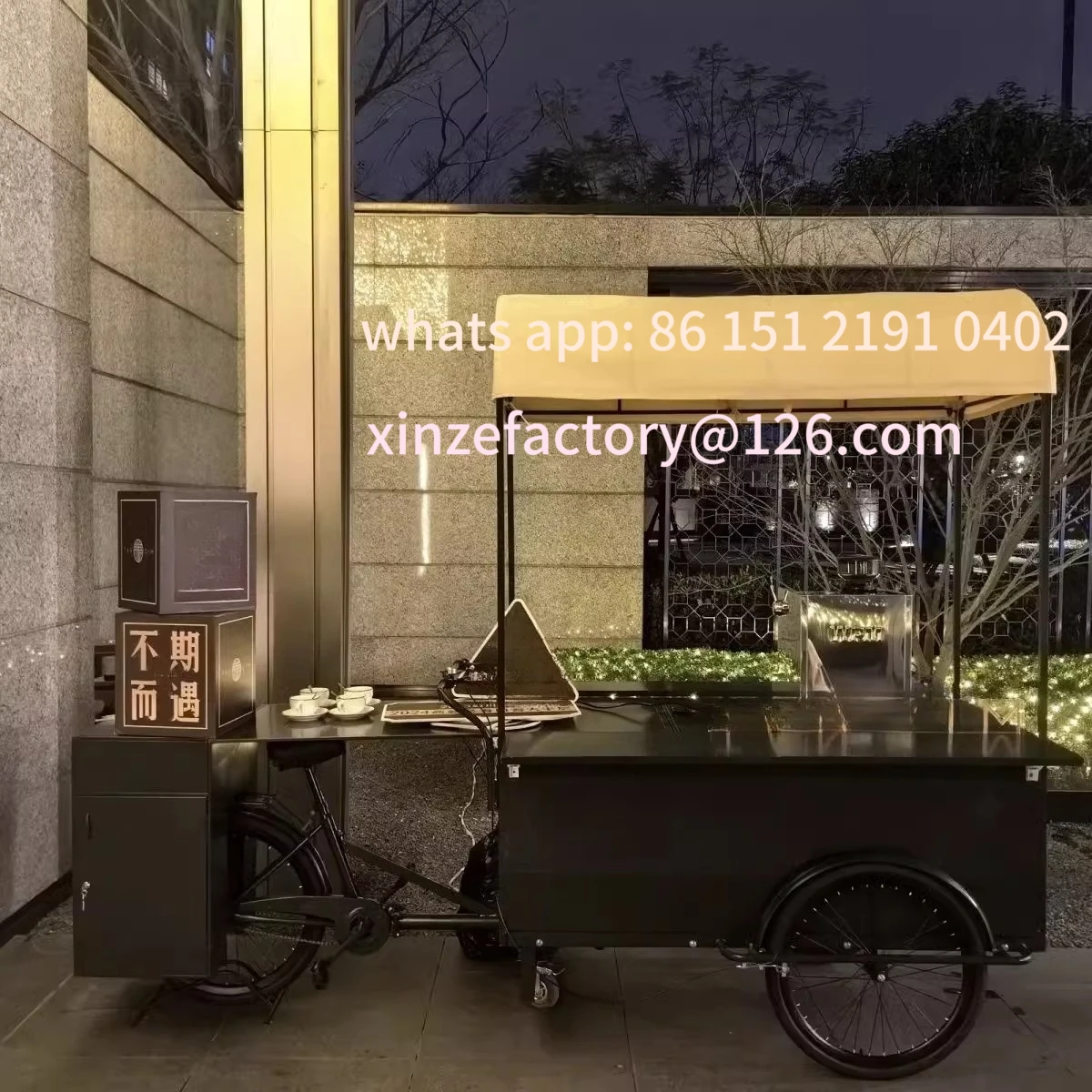 Customizable Mobile Snack Cart - огляд і ціна Snacks Food Stall
