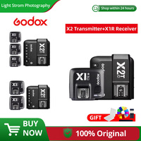Godox X2 X2T-C X2T-N X2T-S HSS 2.4G Wireless Speedlite Flash Transmitter Trigger with X1R-C/N/S Receiver for Canon Nikon Sony