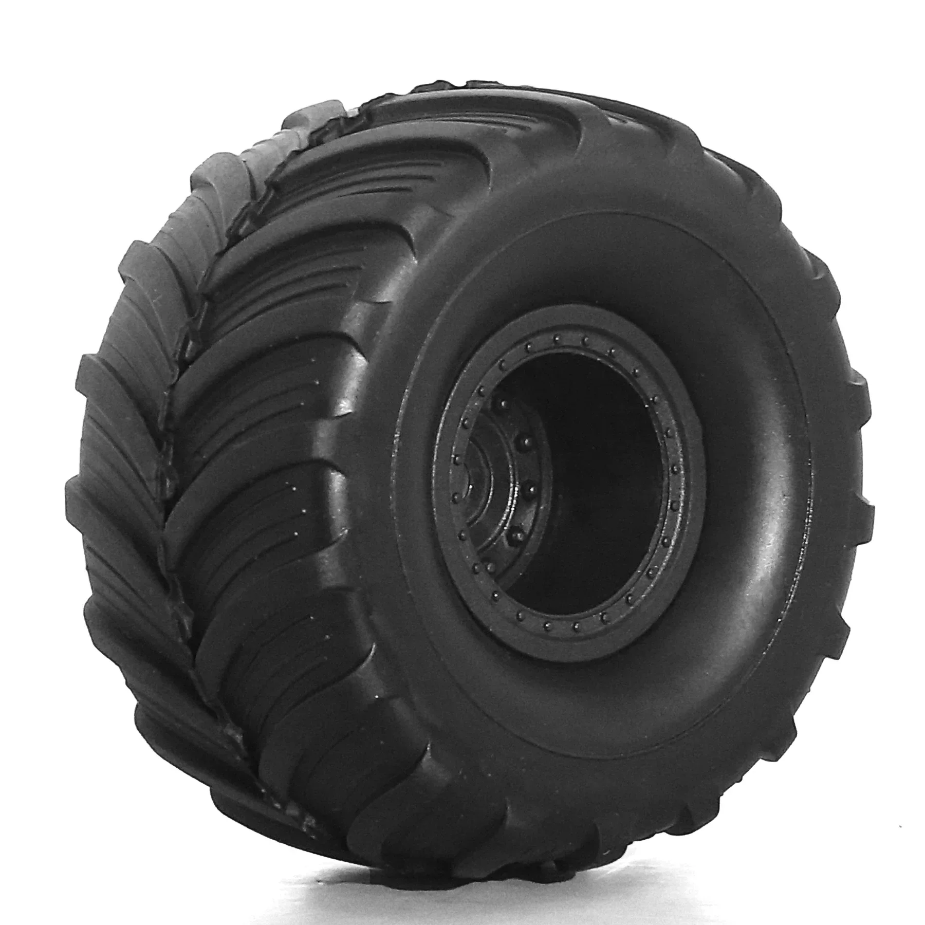 RC 4 قطعة 52 مللي متر 1.0 "شاحنة كبيرة عجلة حافة الإطارات مجموعة ل 1/18 TRX4M 1/24 FMS FCX24 محوري SCX24 AX24 RC الزاحف سيارة ترقية أجزاء