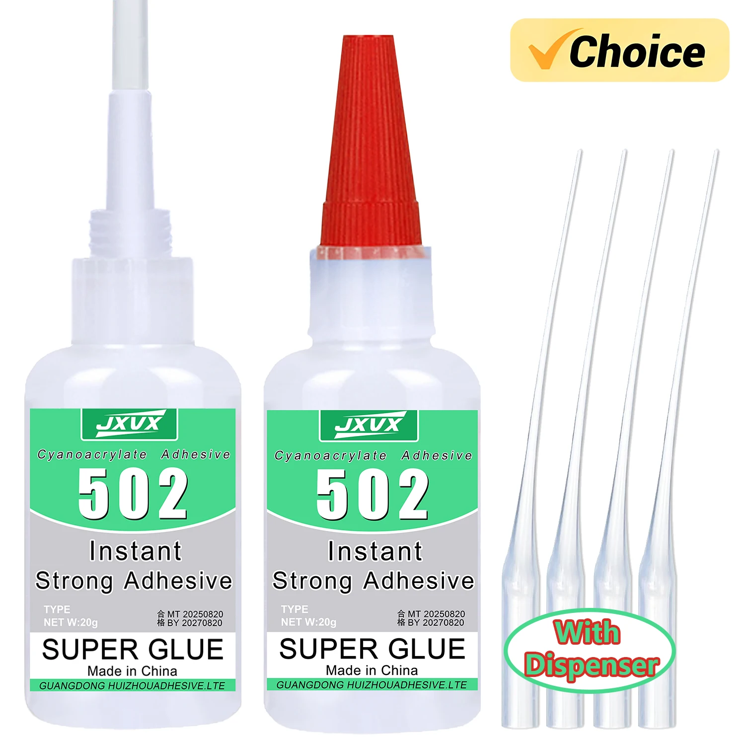 1.76 أونصة 502 غراء فائق القوة متعدد الأغراض سريع الجفاف لاصق سيانو أكريليت لاصق سريع فوري مطاط خشب زجاج أقوى من جميع أنواع الغراء 1-3 قطع. #1