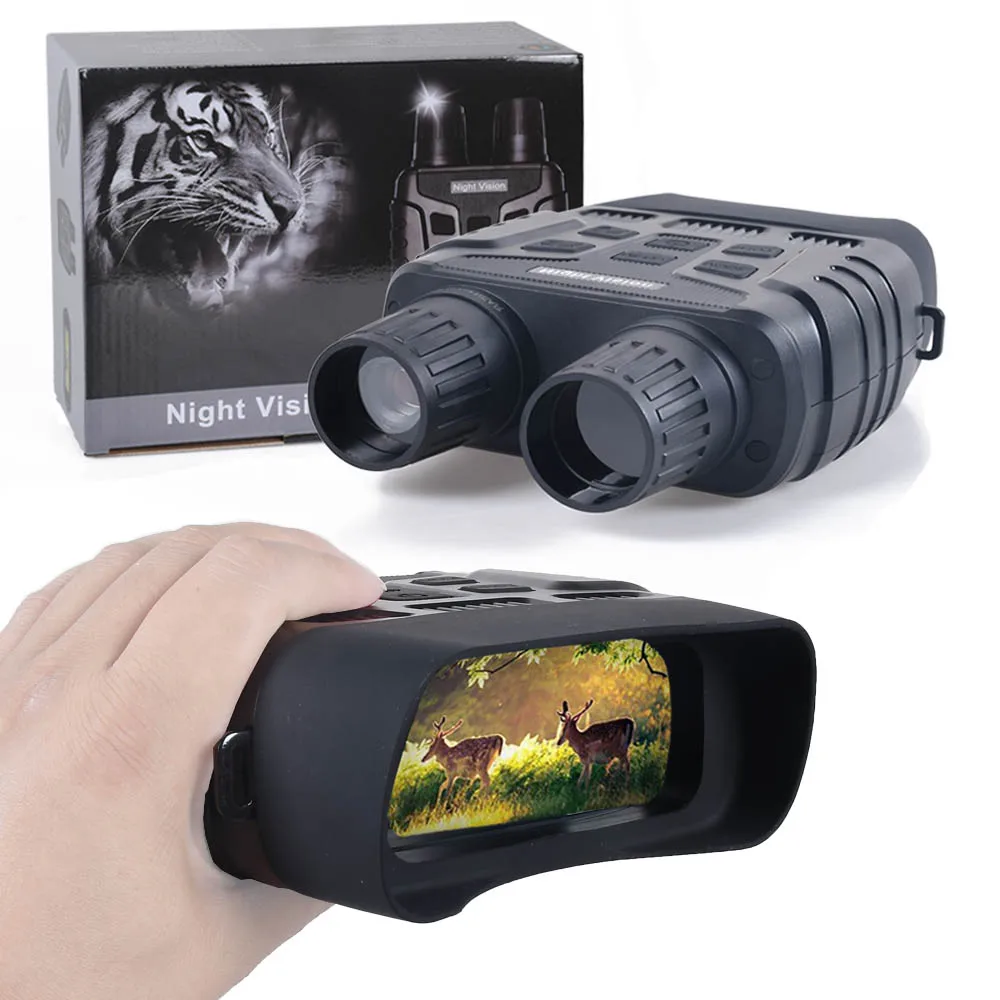 IR Night Vision Binoculars Infared 2.3in LCD Hunting Camera Day and Night Vision Telescope Optics for Outdoor Military Hunting