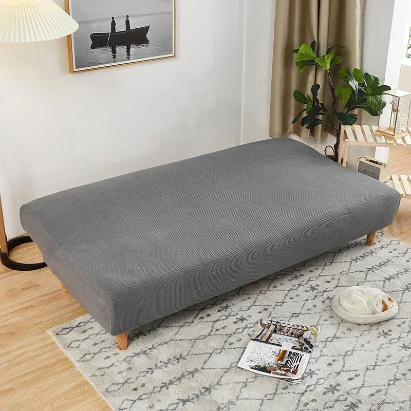 Elastic Armless Couch Covers for Living Room Waterproof Folding Settee Case Universal Four Seasons Anti-Slip Sofaschoner 소파 커버