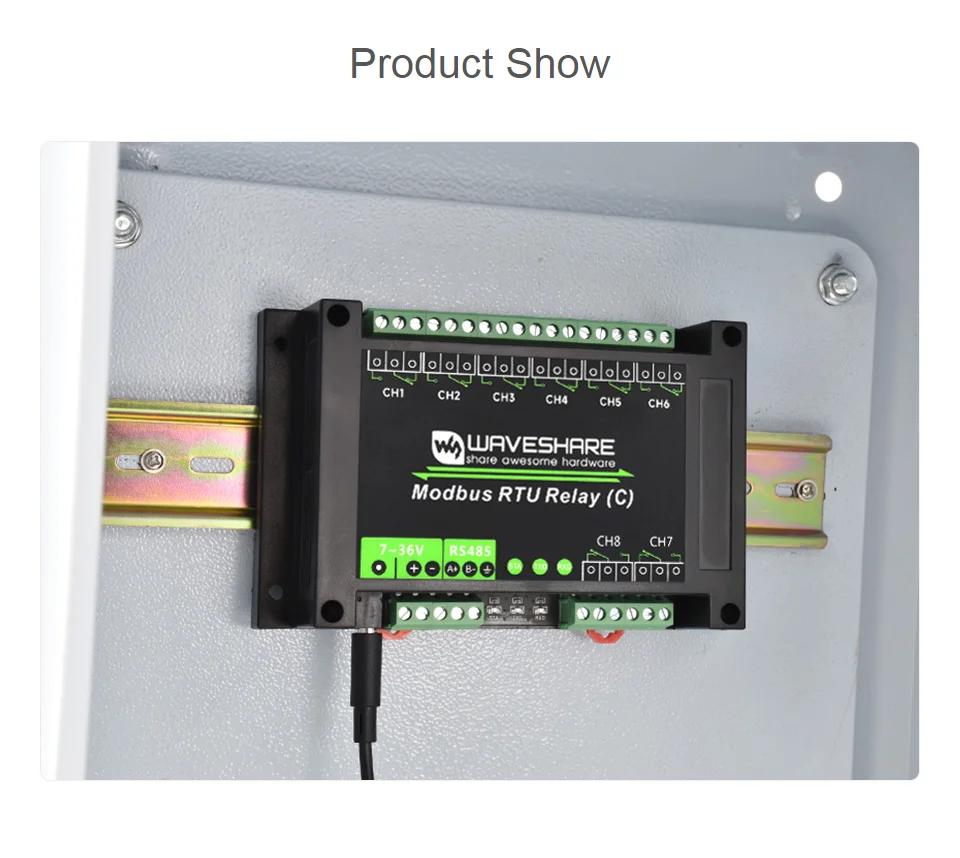 modbus-rtu-8-ch-latching-relay-module-c-with-rs485-interface-multi-isolation-protection-circuits-rail-mounted-case