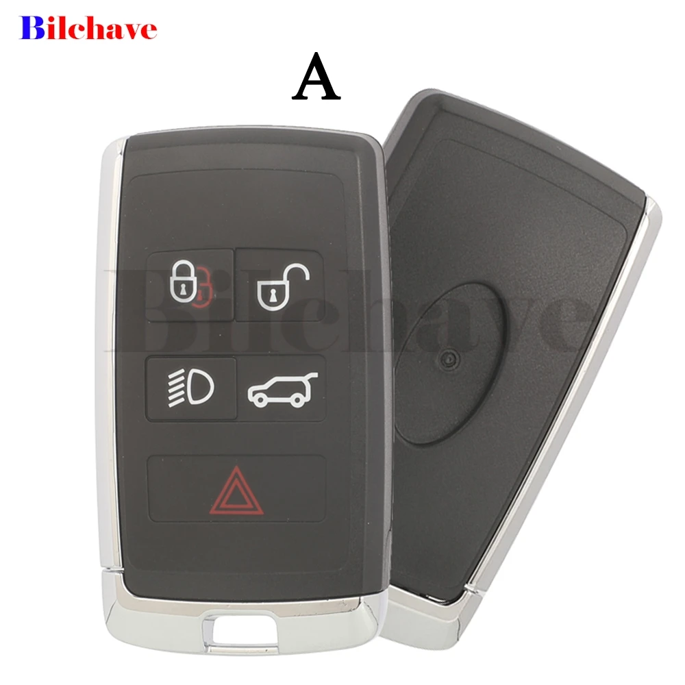 Jingyugin Remote Car Key Shell FOB 5BTN For Land Rover Discovery 5 Ranger Rover Velar Sport EVOQUE Jaguar XF XJ EX F-Pace F-Type - view 2