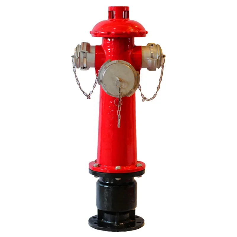 Factory Wholesale OEM ODM Ductile Iron  Outdoor Grounding Pillar Type Fire Hydrant With Valve