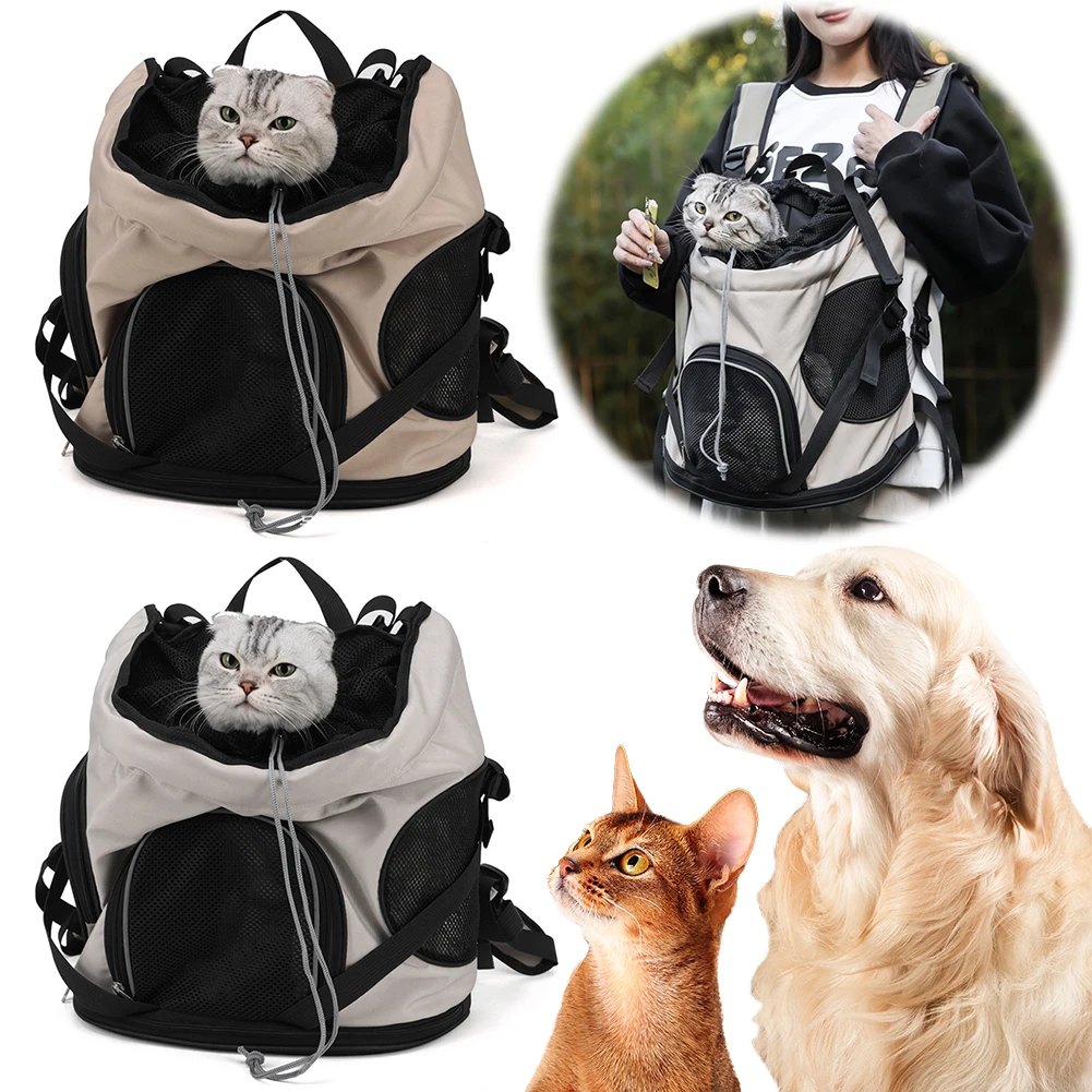 

Pet Cat Carrier Bag Large Capacity Outdoor Travel Backpack for Small Dogs Portable Breathable Cats Carrying Bag Pet Supplies