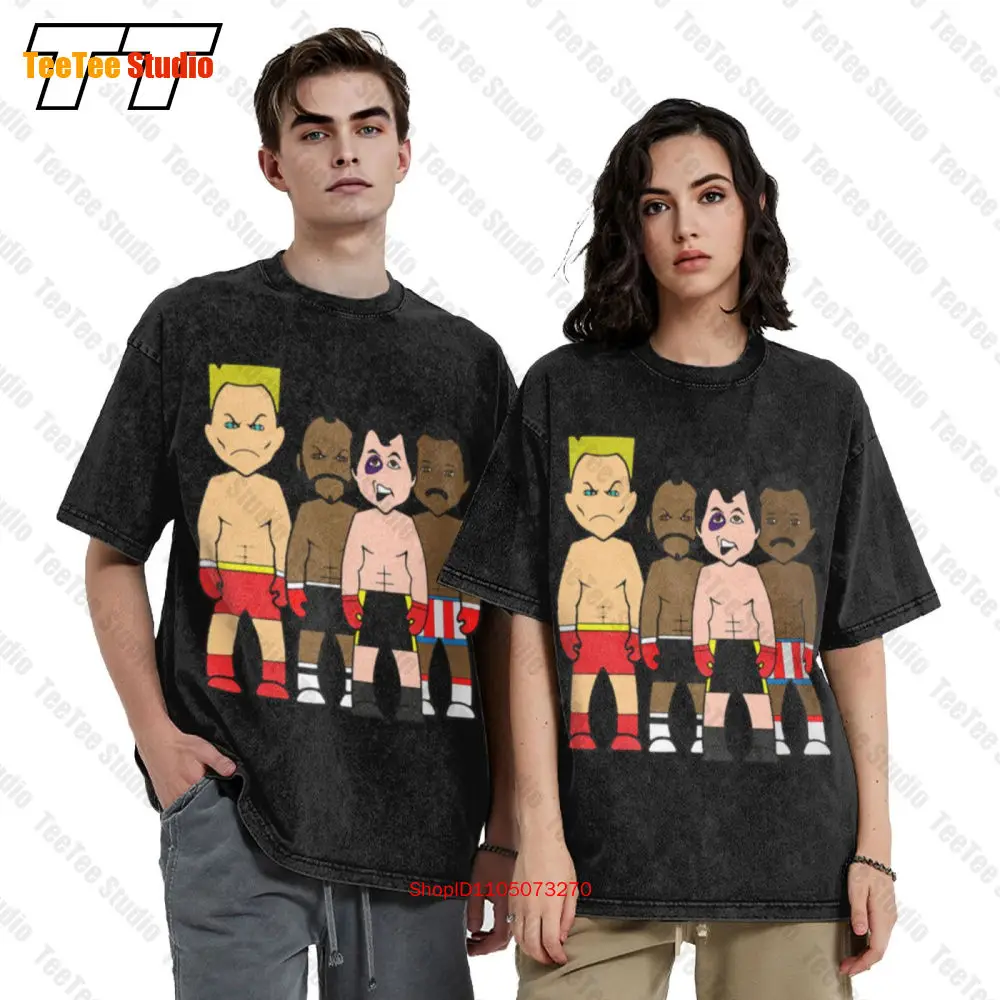 Rock N Rivals By Vipwees Inspired By Boxing Vintage Oversized T-Shirt FD47