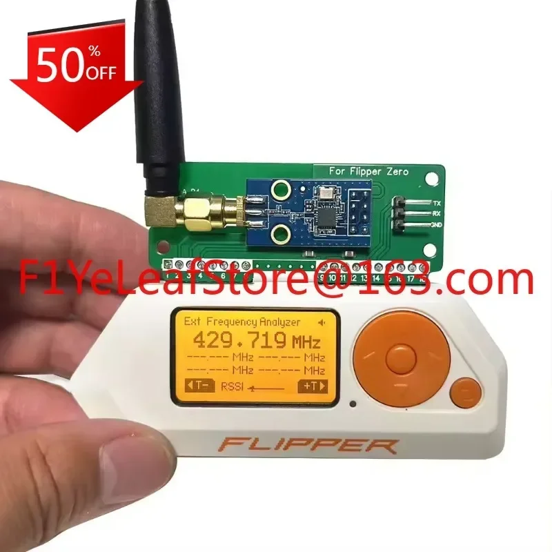 For Flipper Zero CC1101 Module SubGhz 433MHz WiFi With Antenna Pet Dolphin Programs Open Source Multi function Development Board