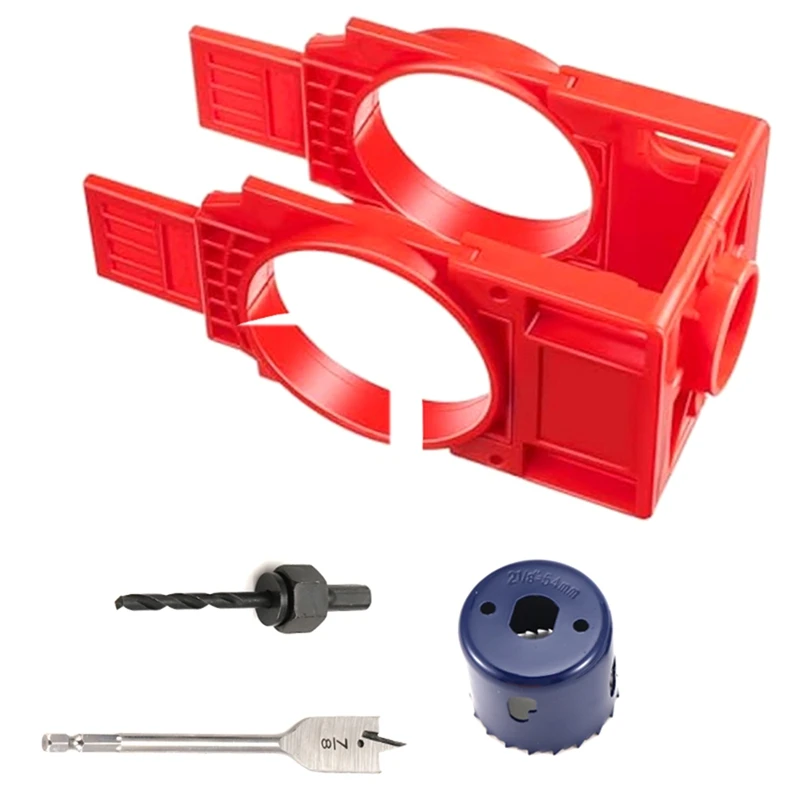 Door Lock Installation Kit Door Lock Hole Saw Door Knob Installation Kit With 2-1/8 Inch Holesaw Door Lock Installation