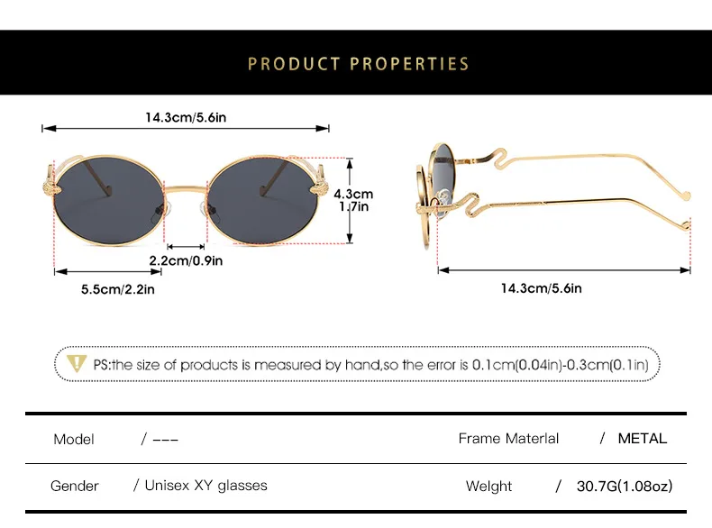 2025, Marke Snake Sonnenbrille für Damen, luxuriös, oval, cool, Sonnenschutz, Damenmode, Brille – Detail 5