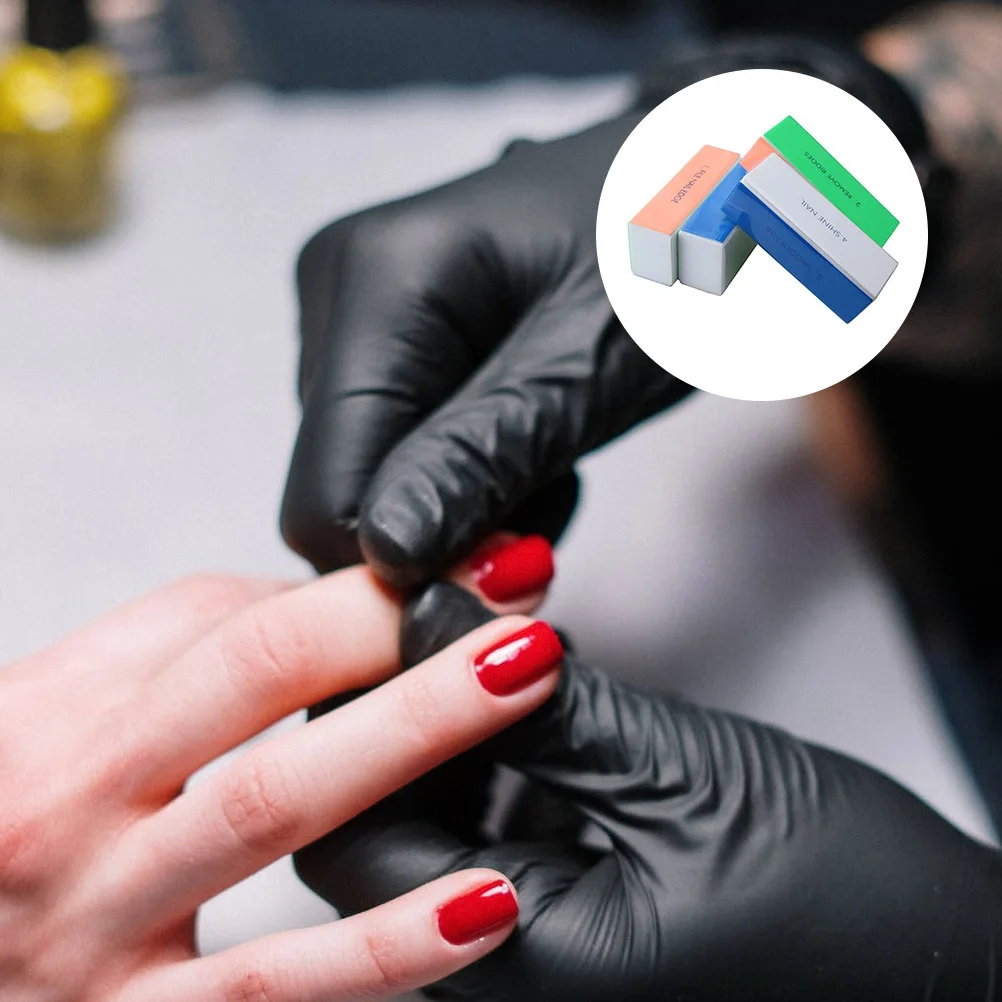 

10pcs Polishing Block Premium Durable Nail Art Tool For Manicure Pedicure Natural Nails Extensions Fake Nails Prep Nail Art