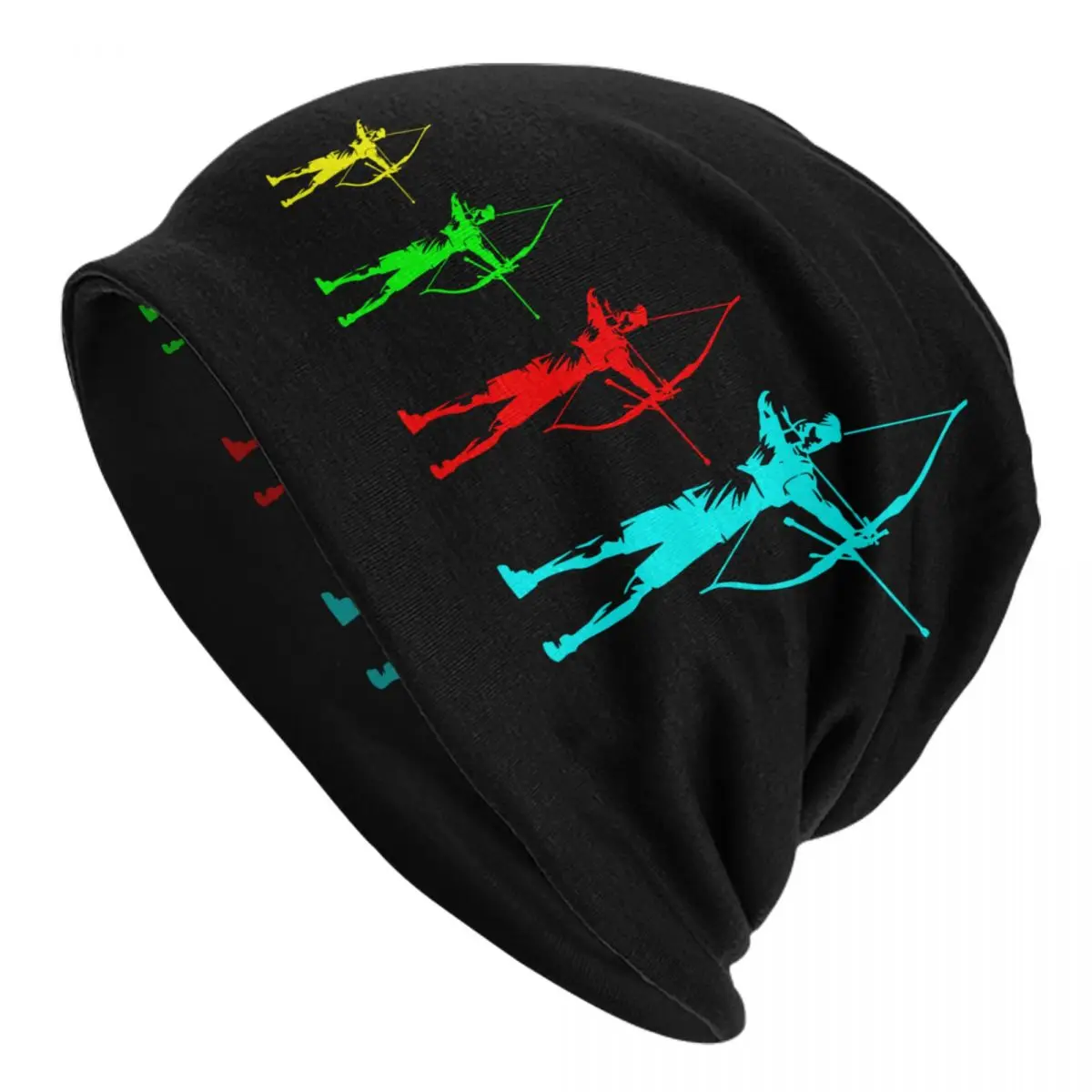 Custom Archery Sport Beanie Cap Unisex Winter Bonnet Homme Knitting Hats Outdoor Archer Bow Hunting Lover Skullies Beanies Hats