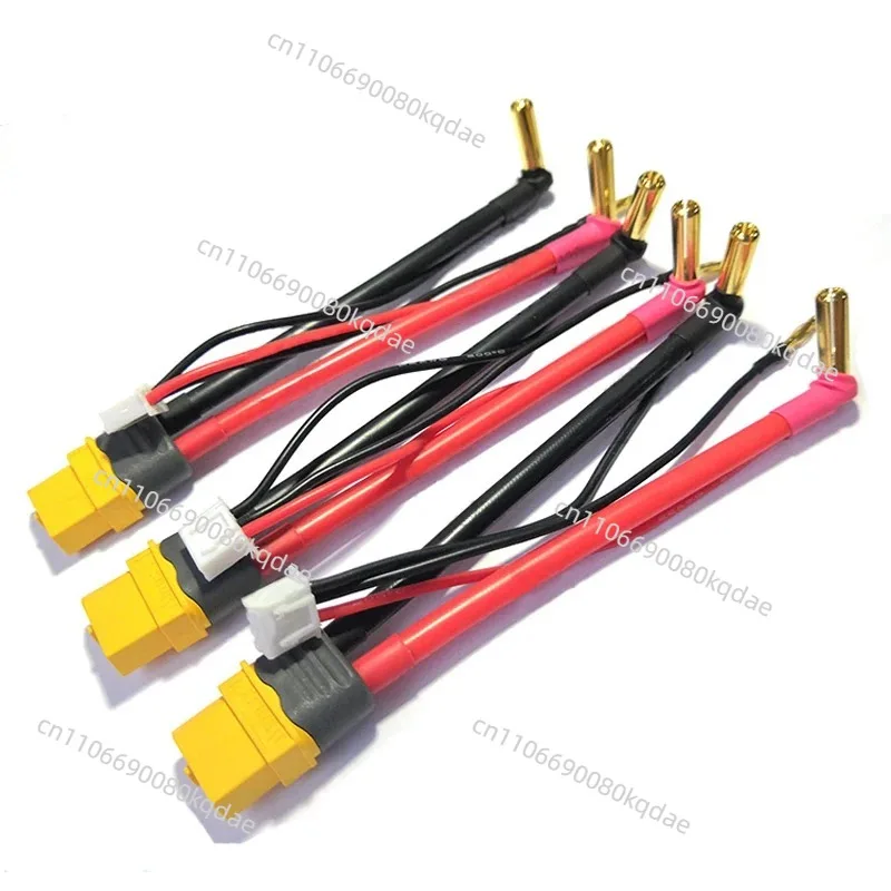 1PCS Power Pack Connection Cable T‑plug XT60 Female to 2mm/4mm/5mm Banana Plug with Balanced Port Connector,12AWG Wire
