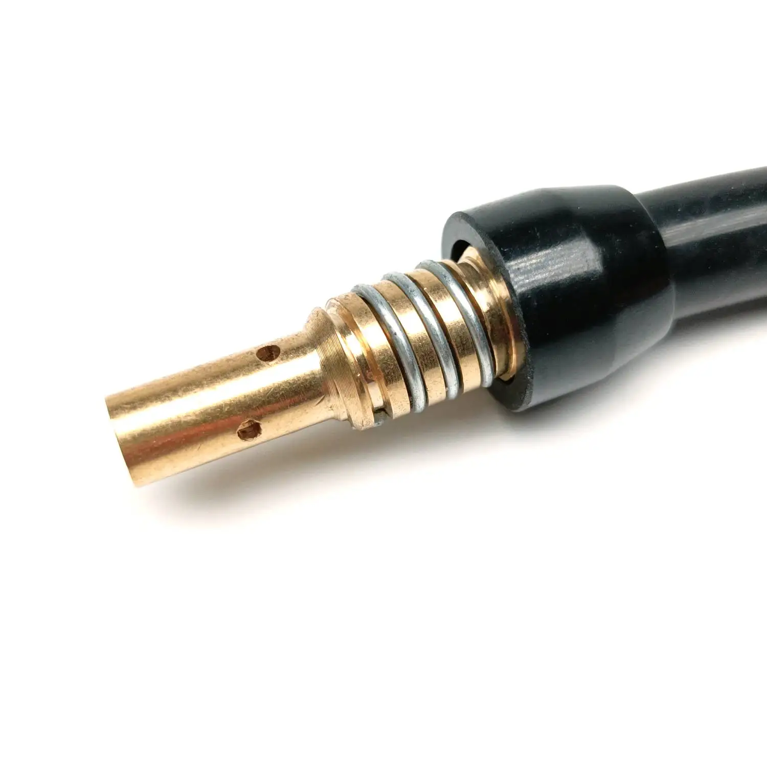 M8x1mm Thread Swan Goose Neck Fit 14AK MIG Gun MAG Gasless Welding Torch Welder Head Flux Cored Gas Valve Integrated