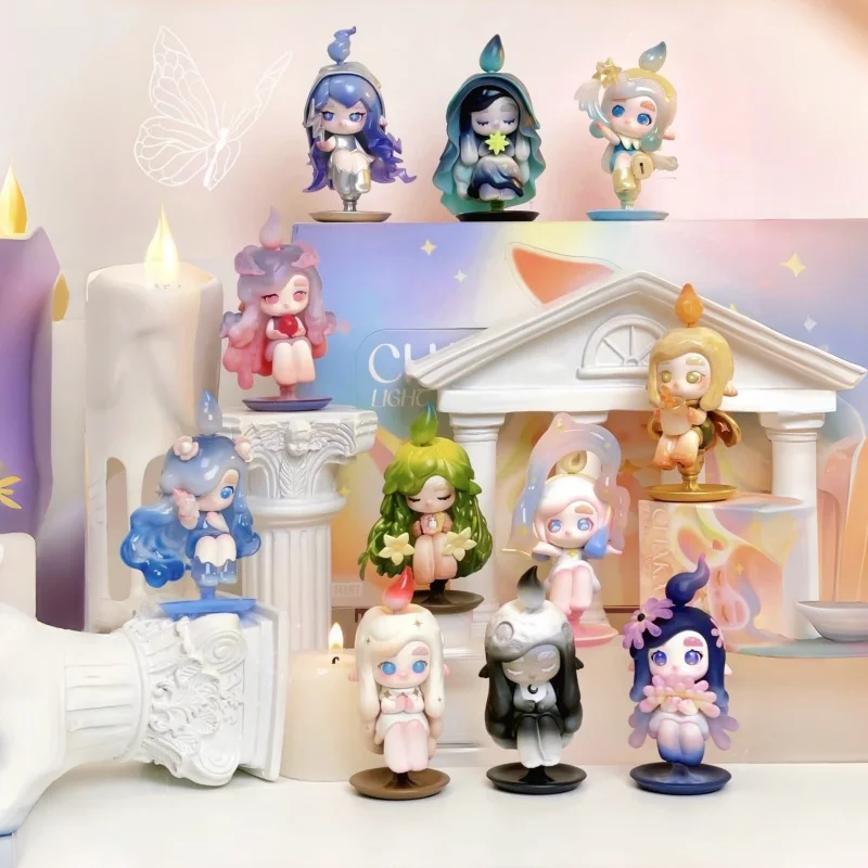 

In Stock Best-Selling Popmart Genuine Chaka Chasing Light Elf Series Blind Box Figurine Mysterious Guessing Bag Desktop Ornament