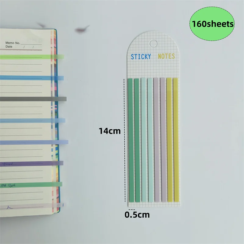 Notas Adhesivas transparentes, anotación de lectura autoadhesiva para libros, Bloc de notas, marcadores, Bloc de notas, pestañas de índice,