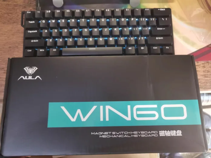 AULA WIN60/68HE لوحة مفاتيح مغناطيسية 8000 هرتز لوحة مفاتيح الألعاب FPS الكمون المنخفض لوحة مفاتيح ميكانيكية قابلة للتخصيص E-sport