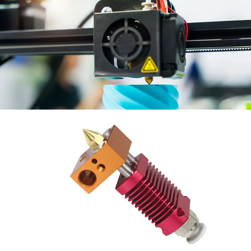 

Детали 3D-принтера, собранный комплект горячего конца экструдера для Creality Ender CR Series, сопло принтера, нагревательный блок из алюминиевого сплава