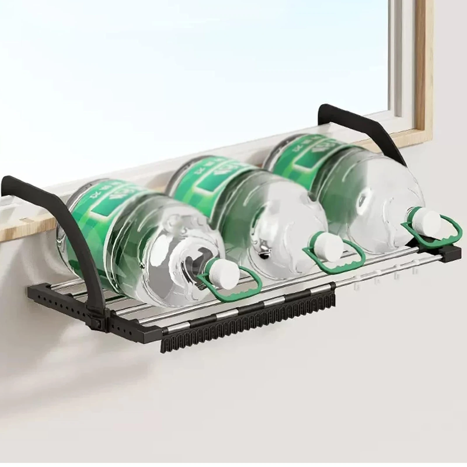 

Складная сушилка для белья и полотенец (черная)