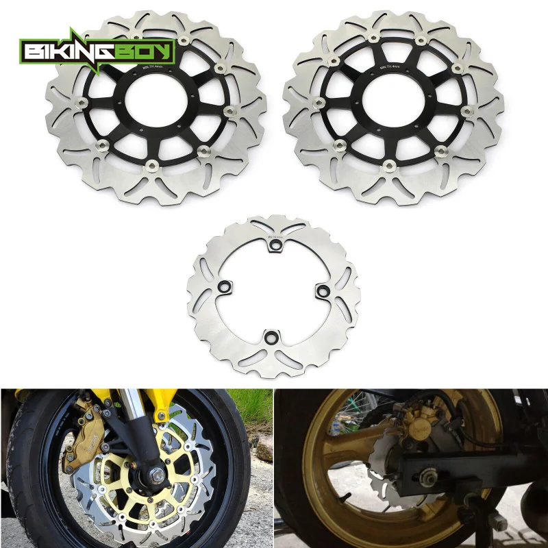 BIKINGBOY Front Rear Brake Discs Disks Rotors For Honda CBR900RR Fireblade 92 93 94 95 96 97 98 99 00 01 02 03 CBR 900 RR Set