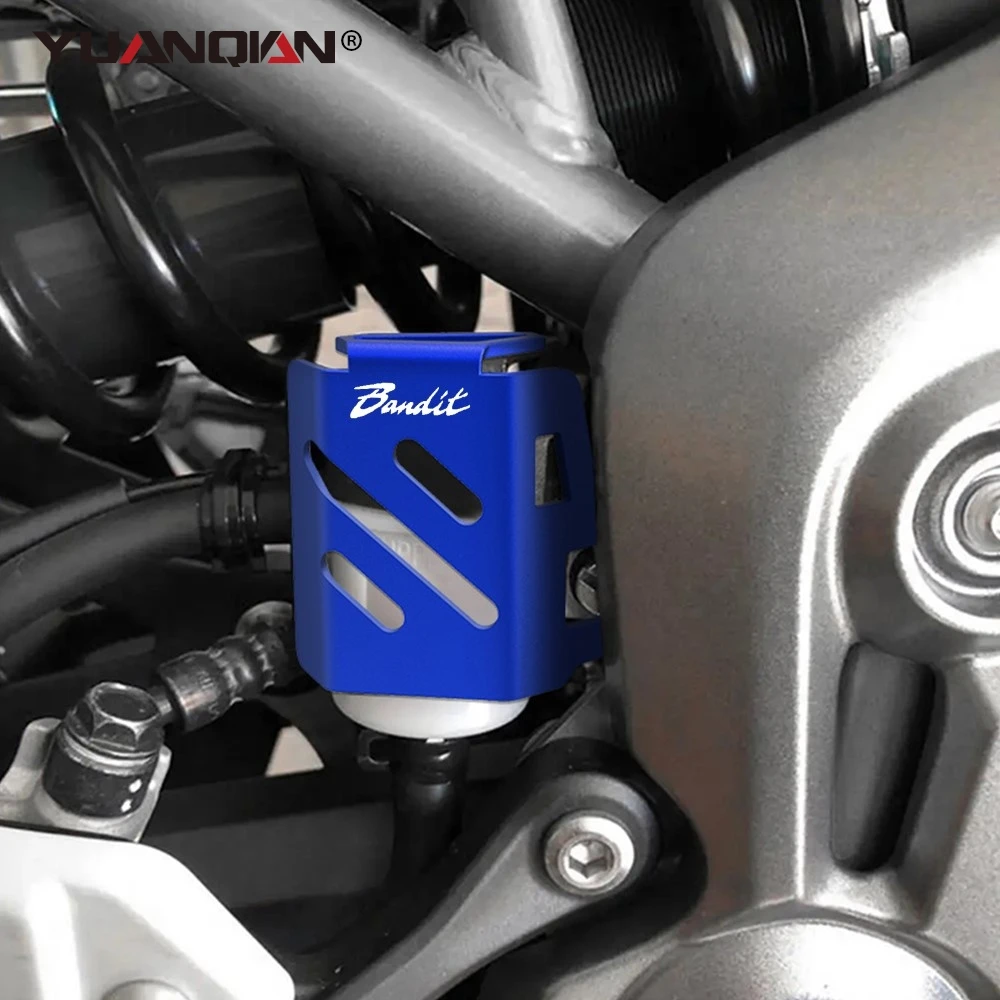 

For Suzuki Bandit GSF 650S 250 600S N 1200 1250 Motorcycle Aluminium Rear Brake Reservoir Cup Cap Guard Oil Tank Cover Ptotector
