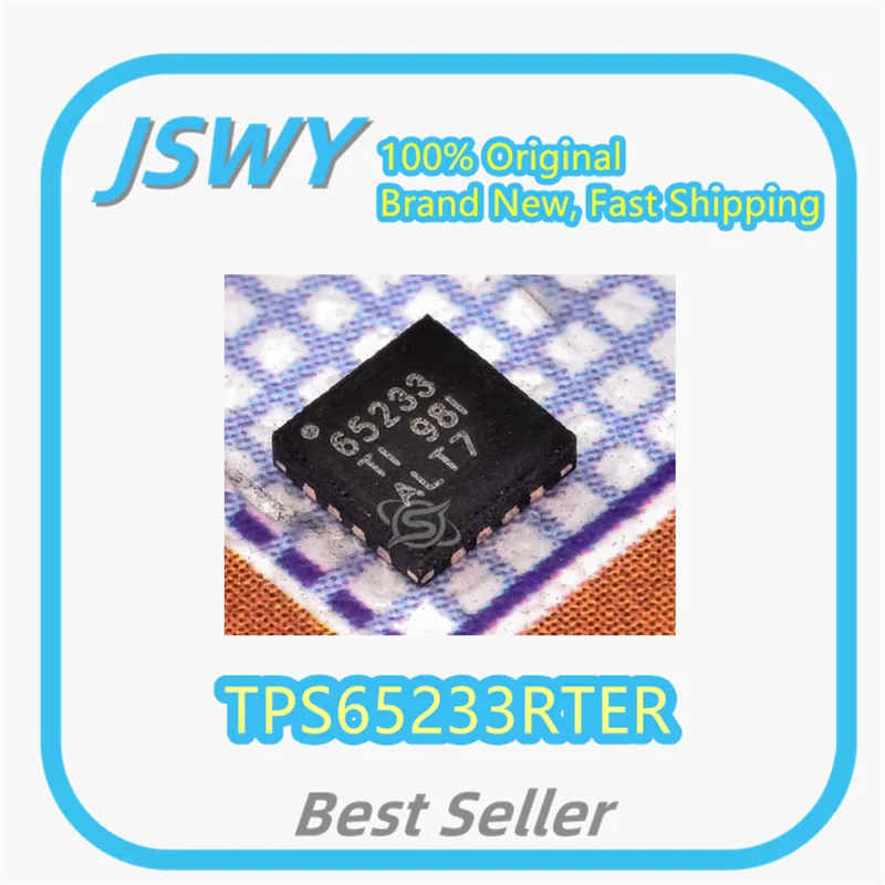 

(10/50 pieces) TPS65233RTER 65233 WQFN-16 Power Chip IC - Brand New Original Stock