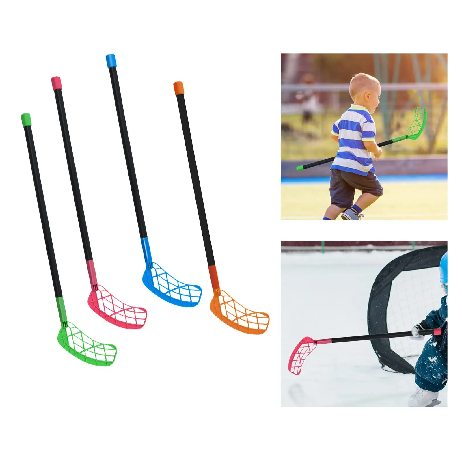 Floorball Stick Hockey Stick Dryland Ice Hockey for Children Shaft Length 55 cm for Practice Entertainment Kindergarten