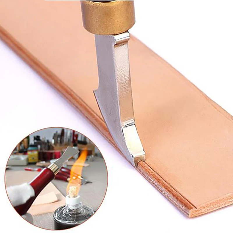 Leather Arch Edge Sector Shallow Groove Edges Crimper Cold And Hot Pressure Line Punch Embedding Thread Leather Tool