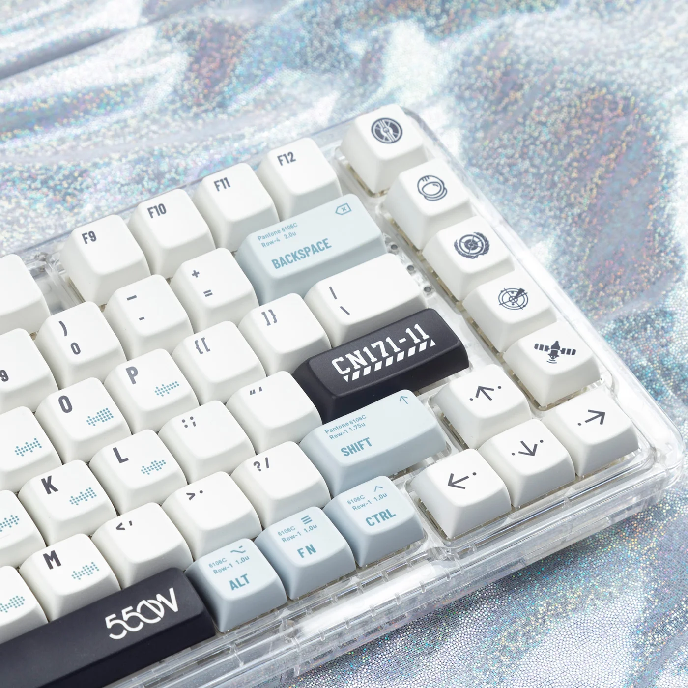 Imagem -03 - Tema Wandering Mda Altura Keycap Sublimação Térmica Pbt Original Ningzhi Vgn 68 75 84 87 98 104