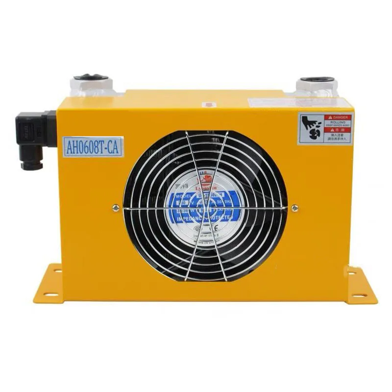 AH0608T-CA 60L/min Hydraulic Air Cooler Hot Selling Hardware Tools Fan Air Cooling Oil Cooler 110v/220v/24v Fuel tank cooling