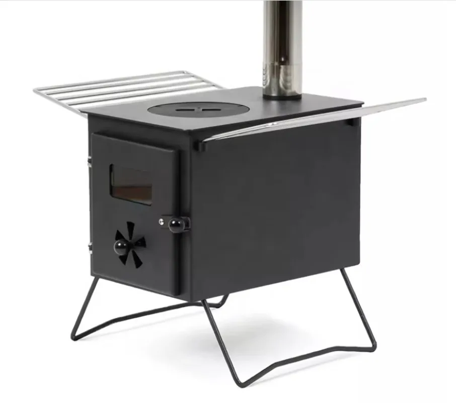 

【Best-selling】Cheap Portable Outdoor Glamping Tent Heater Sauna Stoves Cast Iron Folding Camping Wood Burning Tent Stove