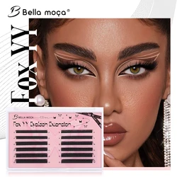 Bella moça Fox YY Shape Lashes Brazilian Cilia 0.07 Thick YY Eyelashes Extension Faux Mink Eyelash 8-14mm Y Eyelashes