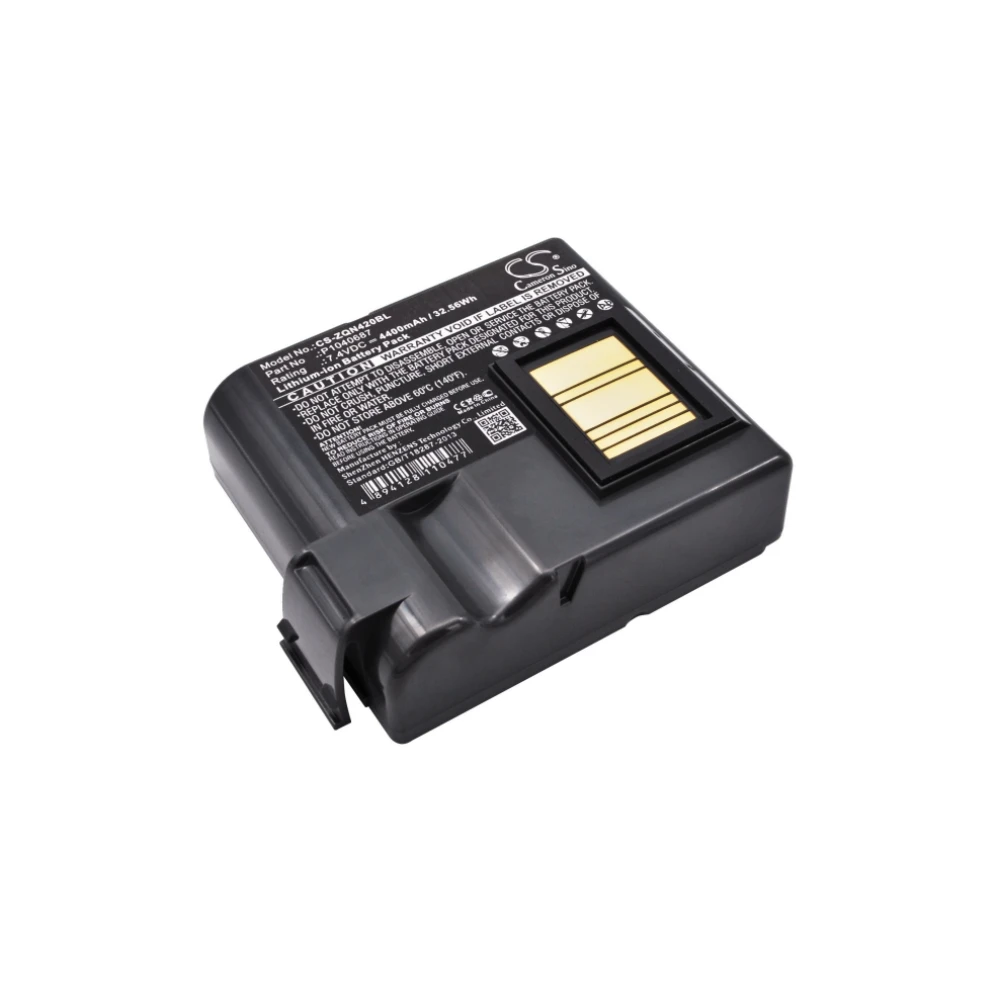 

Li-ion Portable Printer Battery for Zebra, 7.4V, 4400mAh, Compatible Models: QLN420, ZQ630