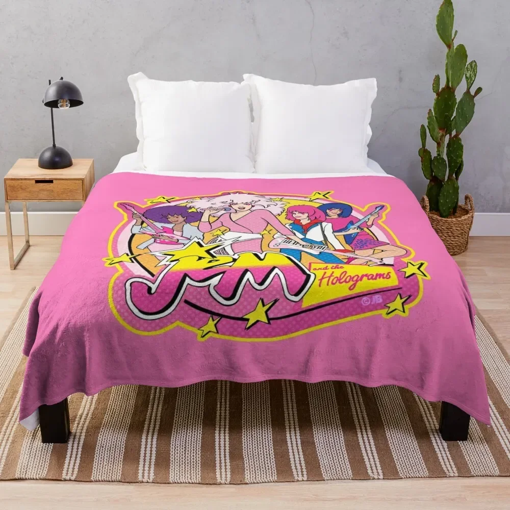 Manta a cuadros personalizada para pícnic, 80S, Jem y the Holograms, alta calidad