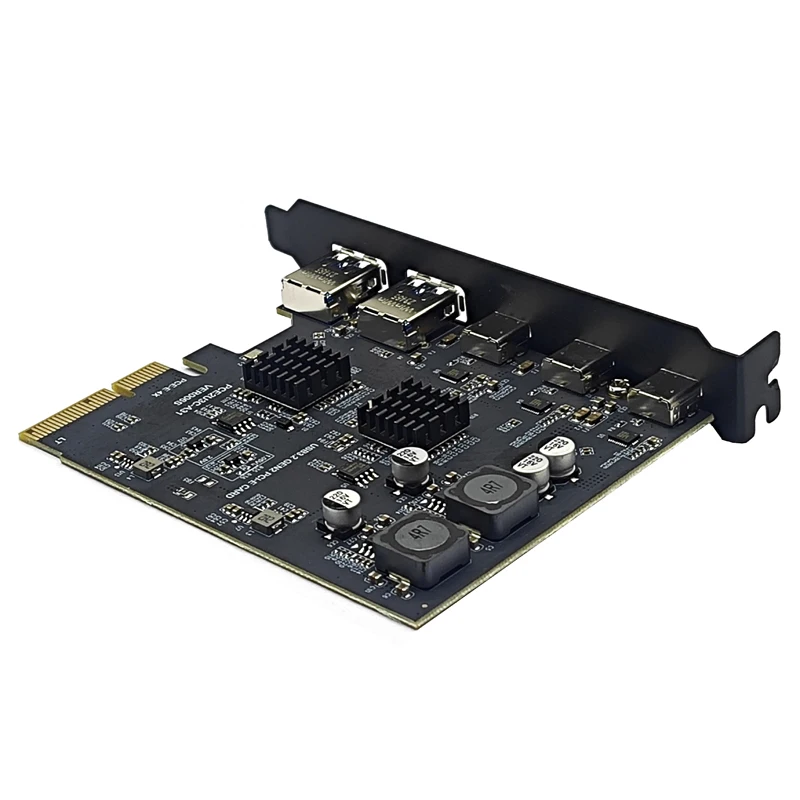 بطاقة توسيع PCI إكسبرس X4 ، منفذ نوع C ، USB ، Gen2 ، محول 10Gbps ، ASM3142 ، رقاقة VL822 ، محور USB ، جديد