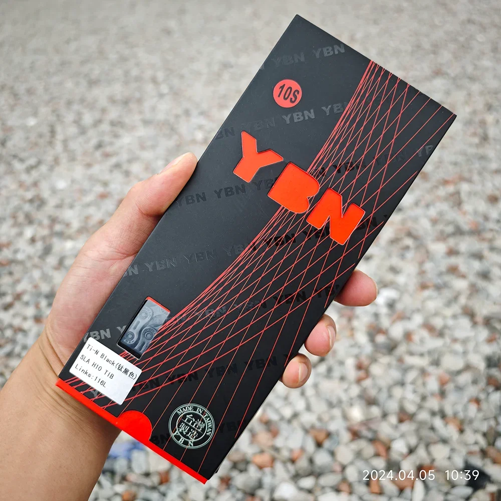 YBN Mountain Road Bicycle Ultra Light Hollow Black Chain 116/126L, Suitable for SHIMANO and SRAM Transmission Systems