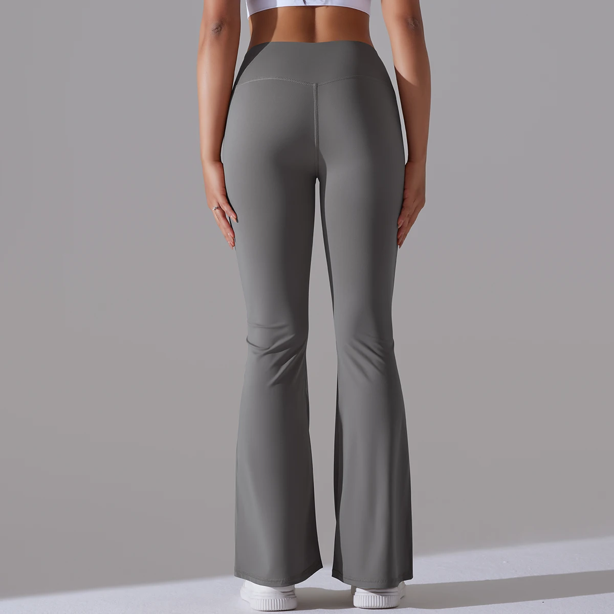 Flare Leggings Yoga Hosen Frauen Schlaghosen Yoga Hosen Hohe Taille Gym Fitness Hosen Stretch Täglichen Tanz Workout Leggings – Detail 18